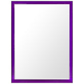 Amethyst Mirror - Chromatic Acrylic Framed Beveled Mirrors